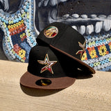 New Era Houston Astros Mexico Agila Side Patch Grey UV 59Fifty Fitted (Black/Walnut)