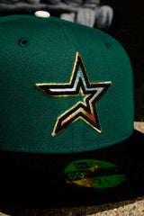 New Era Houston Astros Aztec Warrior Side Patch Grey UV 59Fifty Fitted (Green/Black)