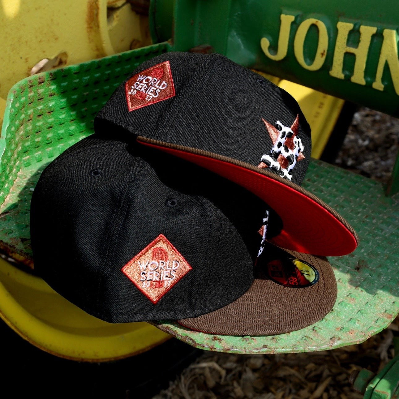 New Era Houston Astros 2017 World Series Side Patch Fitted (Black) - New Era