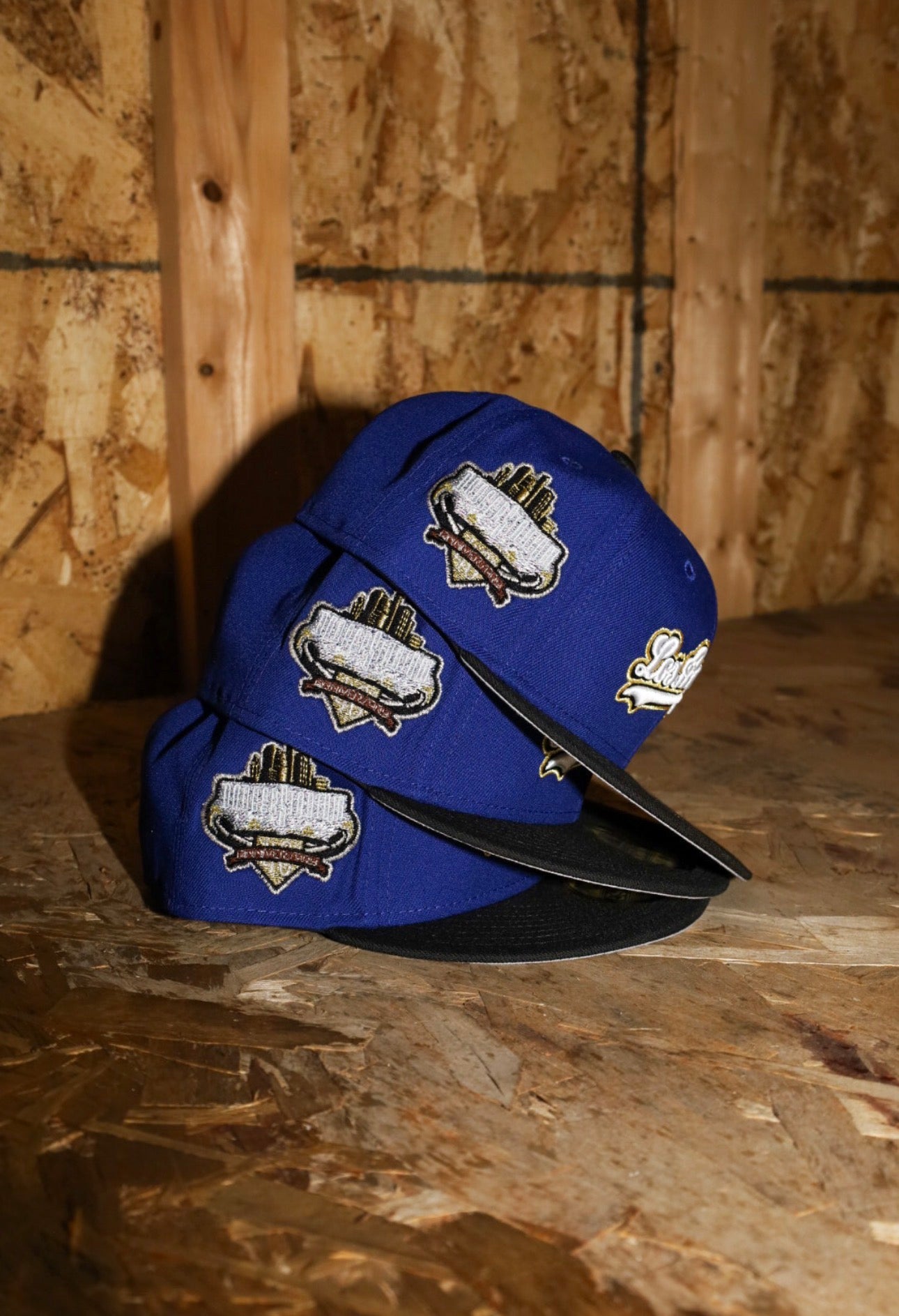 New Era Los Angeles Dodgers 40th Anniversary Side Patch Fitted (Royal/Black)