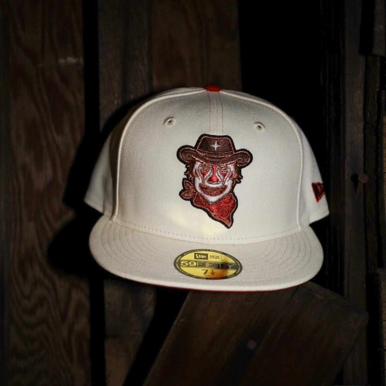 New Era Sugar Land Space Cowboys “Rodeo Clown” Fitted (Off White) - New Era