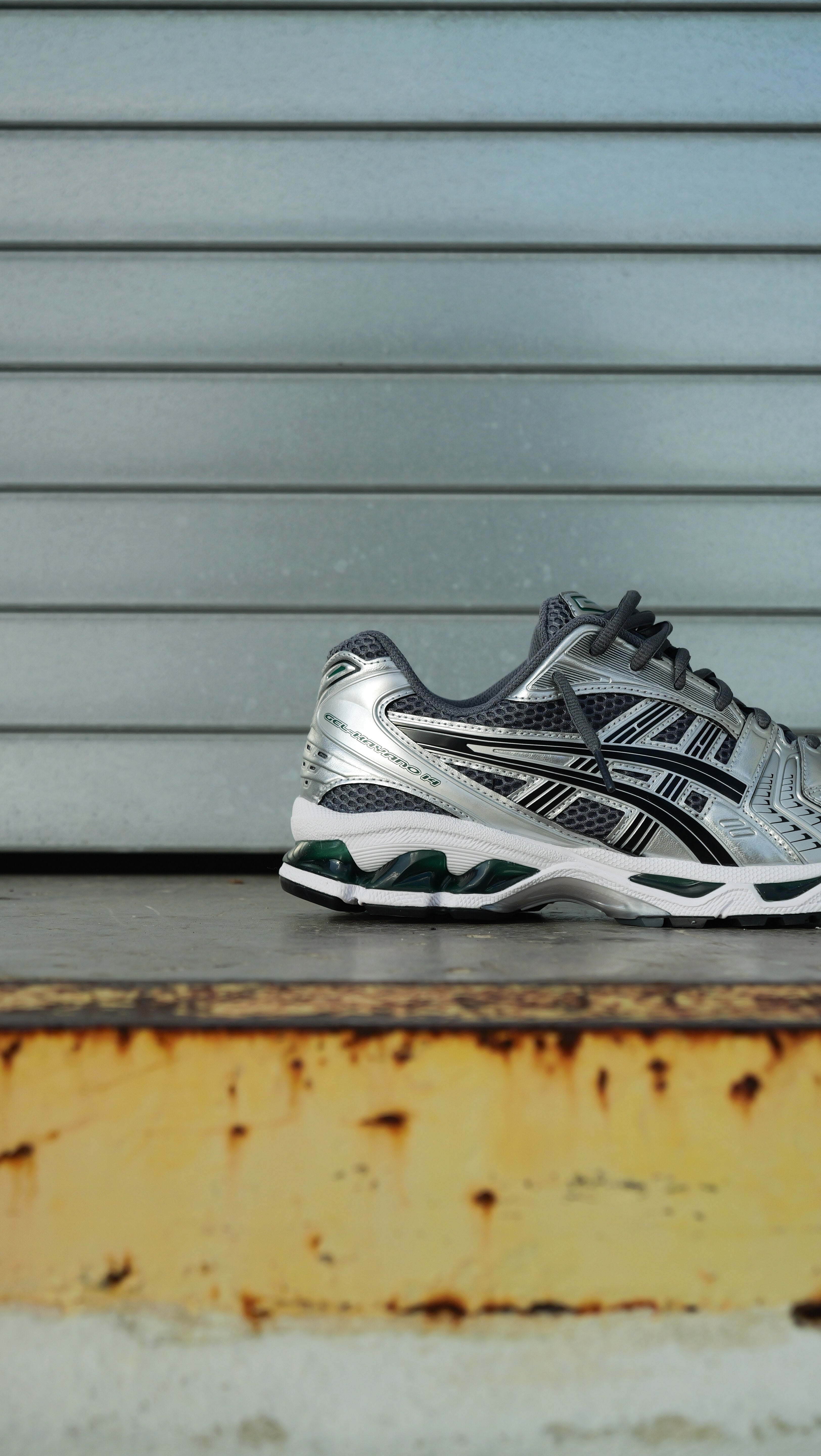 Mens Asics Gel-Kayano 14 (Metropolis/Jasper Green)