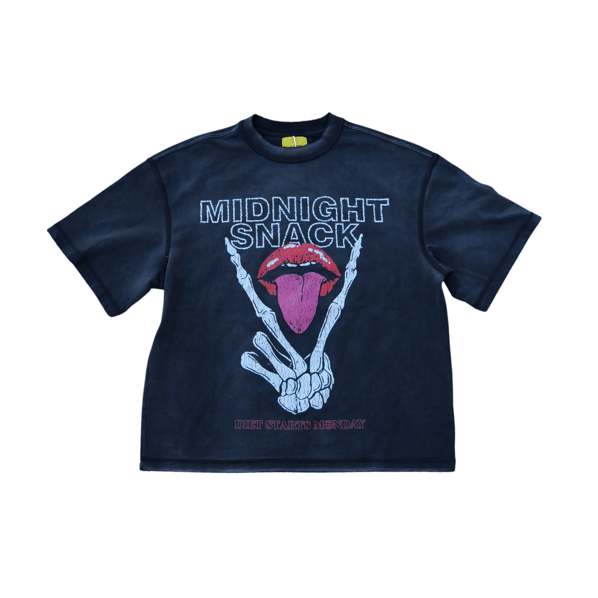 DSM "Midnight Snack" Tee (Vintage Black) - Diet Starts Monday