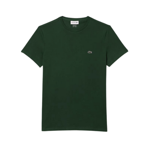 Lacoste Crew Neck Pima Cotton Jersey T-Shirt (Green) - Lacoste