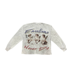 Mixed Emotion "Triplets" LS Tee (White)