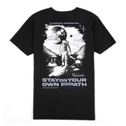 Mens Outrank Stay On Your Own Path T-Shirt (Black) - Outrank