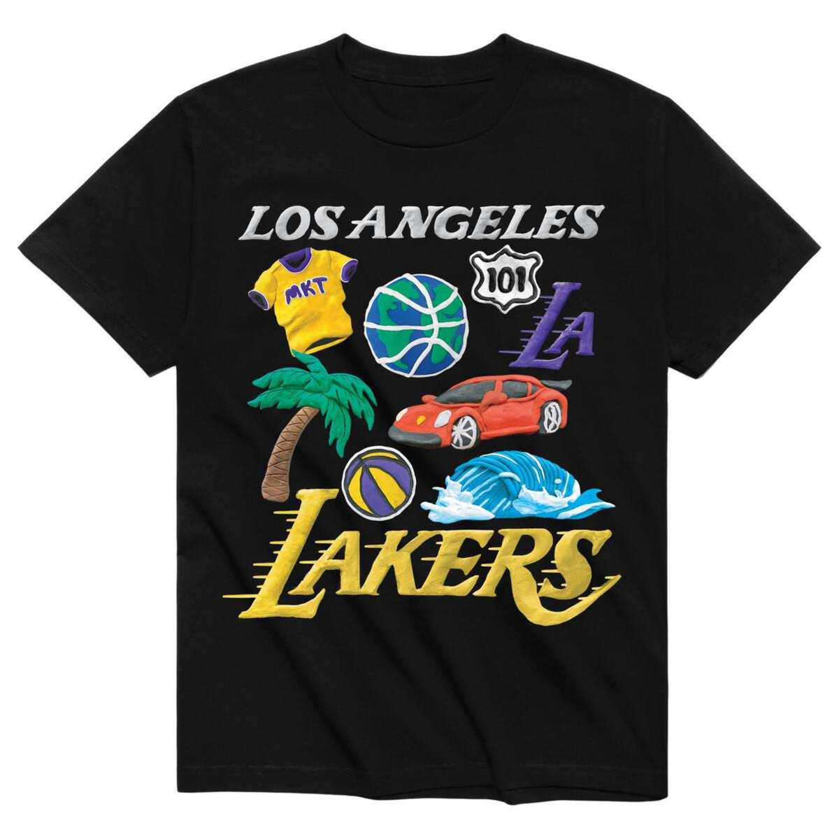 ⭐️MARKET LAKERS TEE Market Los Angeles Lakers T-shirt (Black) – SNEAKER TOWN