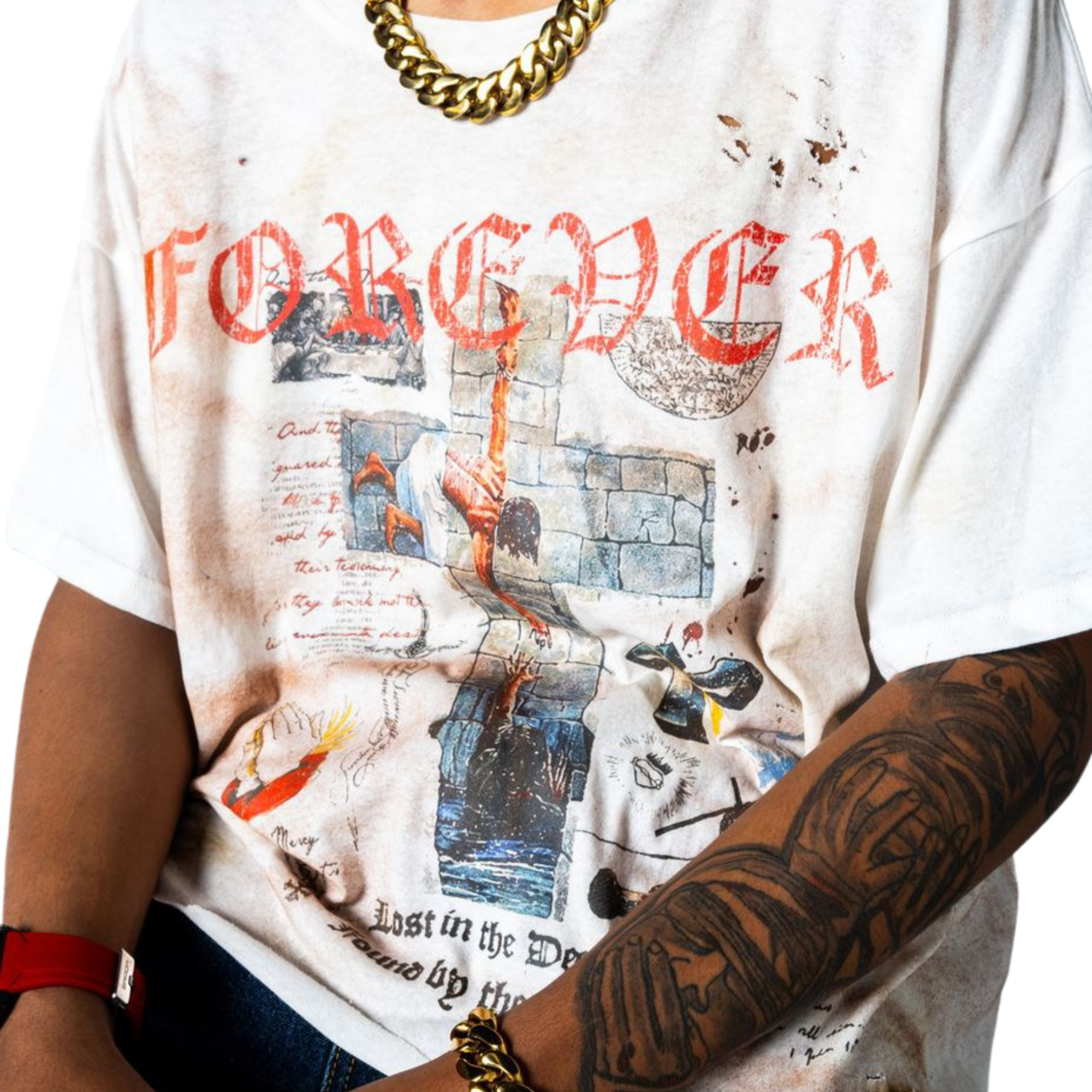 Forever Hungry "Designer Cross" Tee - Forever Hungry