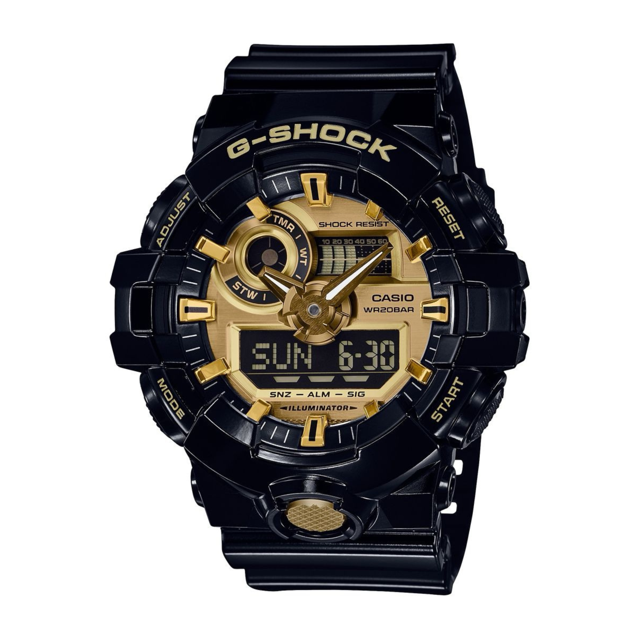 Casio G-Shock GA710GB-1A Analog Digital