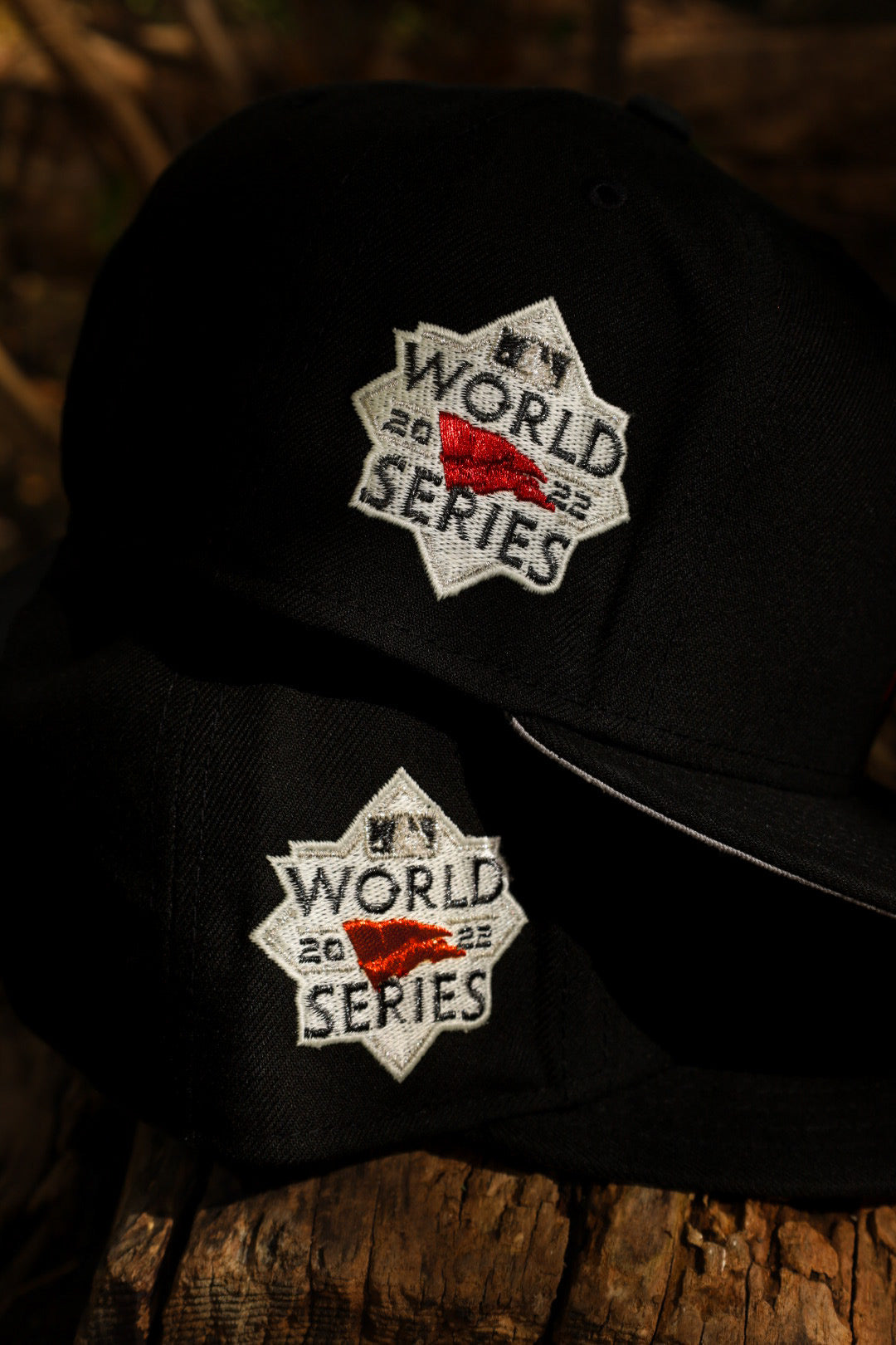 New Era Houston Astros 2022 World Series Side Patch Grey UV 59Fifty Fitted (Black) - New Era