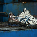 Mens Asics Gel-Kayano 14 (Cream/Blue Coast)