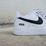 Nike x Supreme Air Force 1 Low SP (White/Black) - Nike
