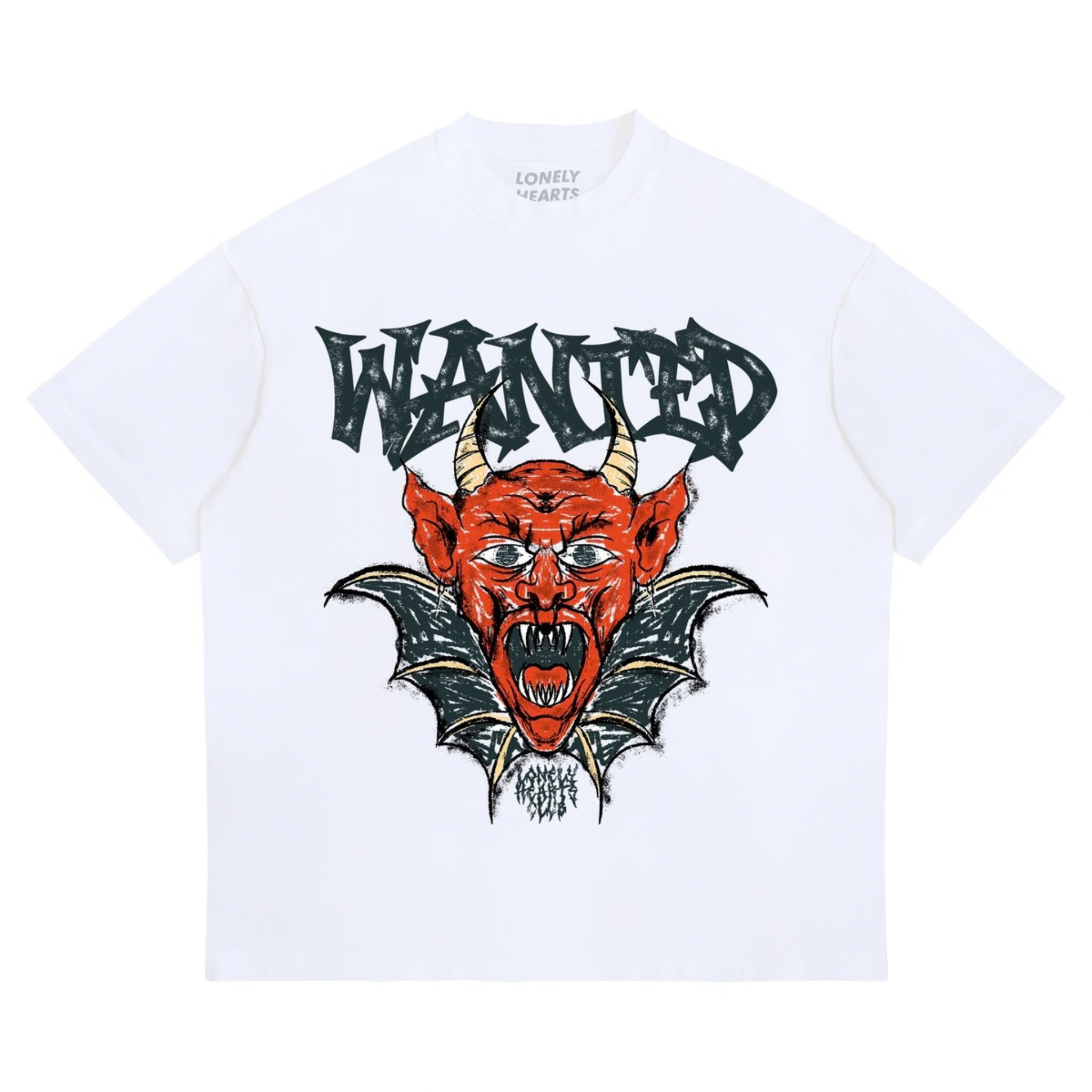 Lonely Hearts Club "Wanted" (White)