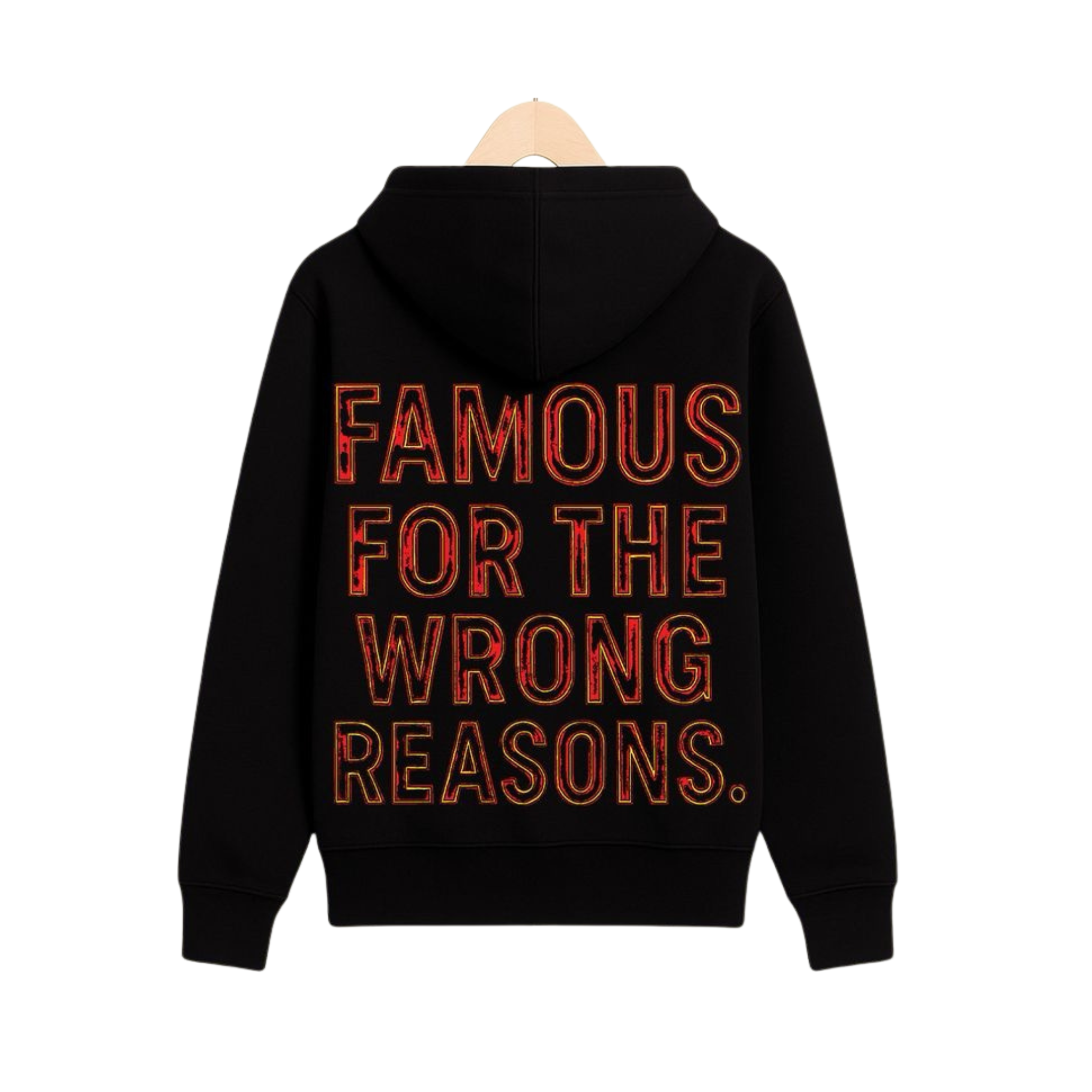 Dry Rot "Famous" Zip Up Hoodie (Black)