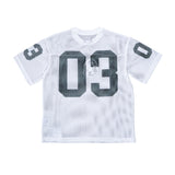 Billionaire Boys Club "Varsity" SS Knit Cropped Fit (White) - Billionaire Boys Club