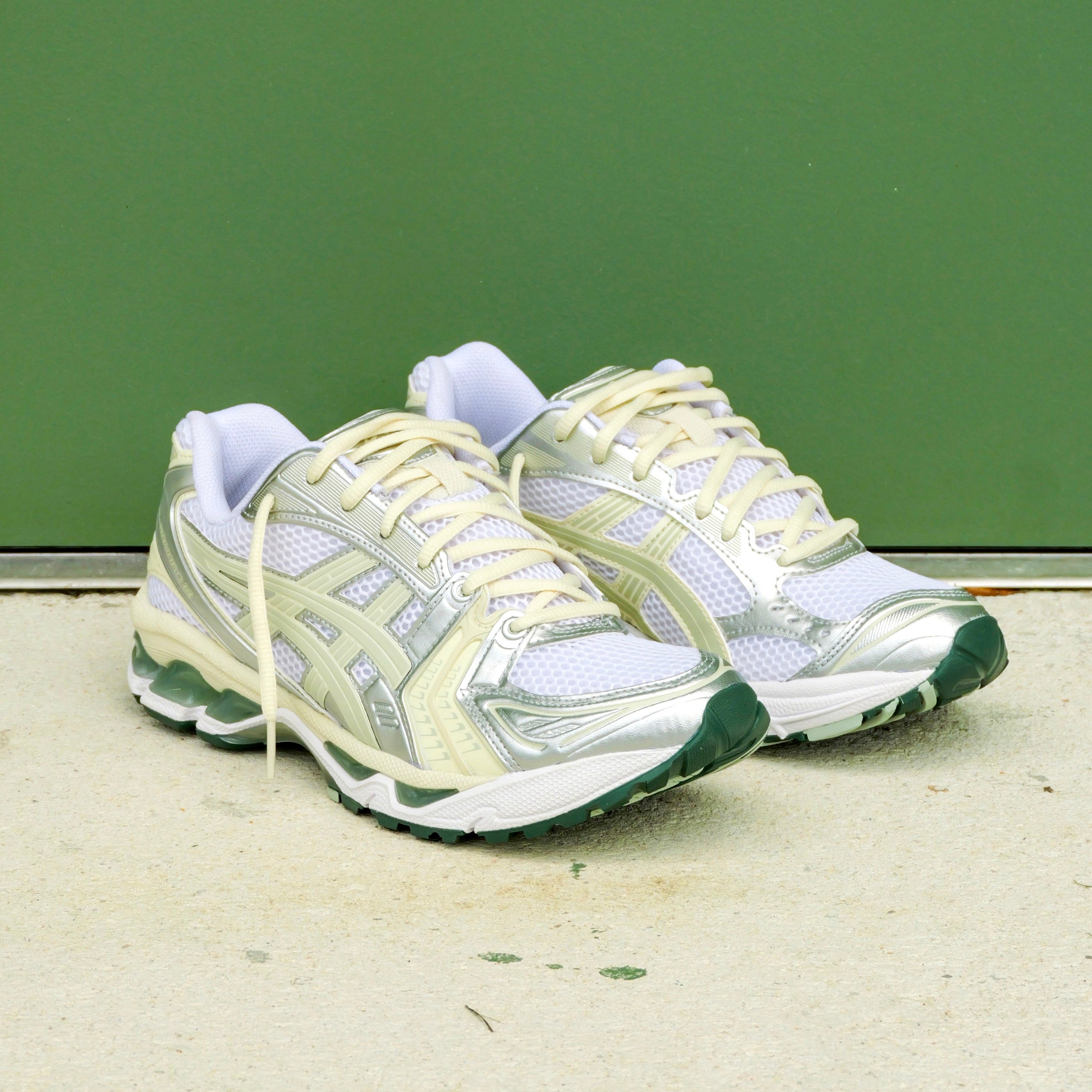 Mens Asics Gel-Kayano 14 (White/Light Sage)
