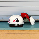 New Era Montreal Expos Stade Olympique 9FIFTY A-Frame Snapback-(Cream/Black) - New Era