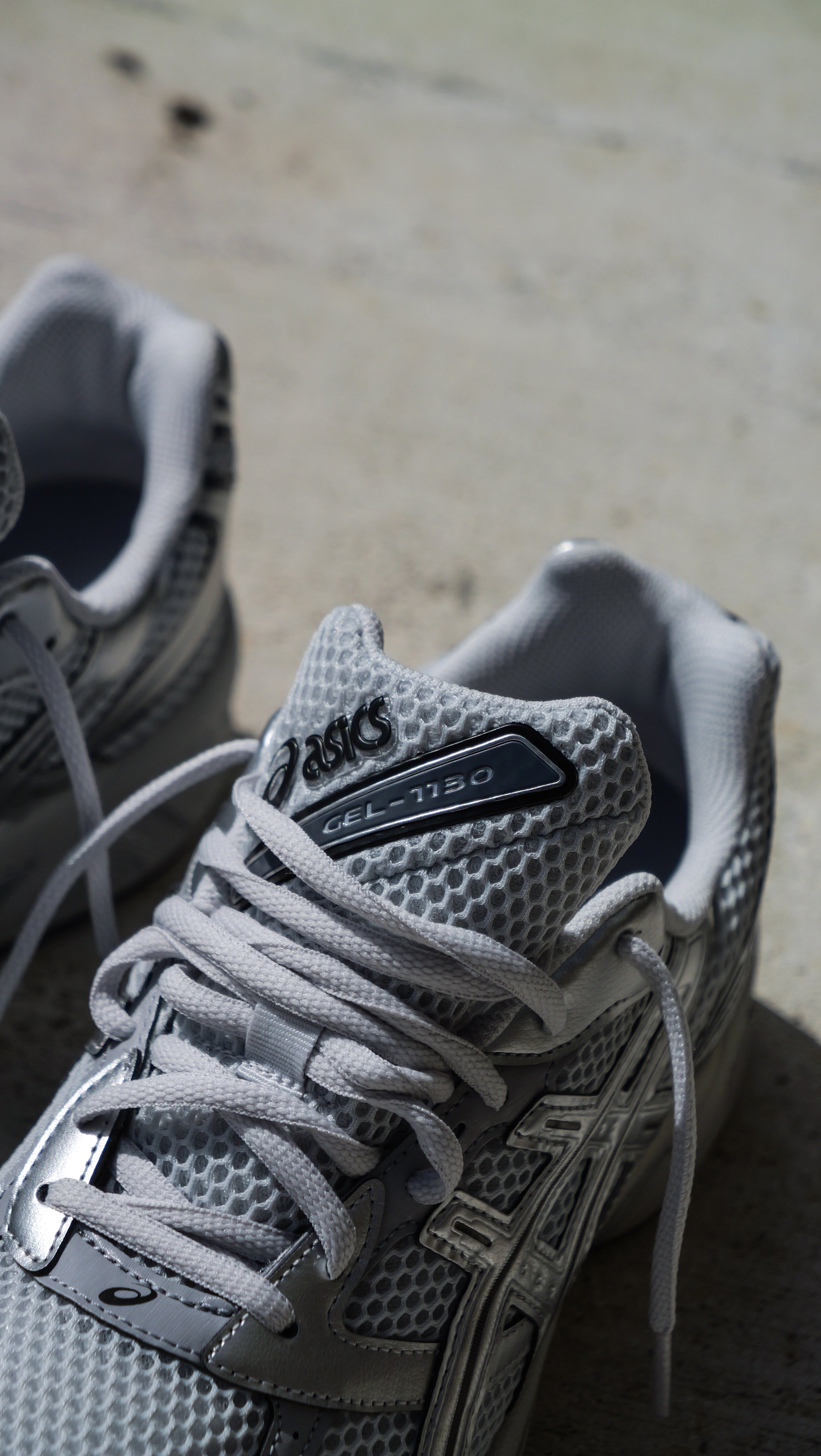 Mens Asics Gel-1130 (Glacier Grey/Pure Silver)