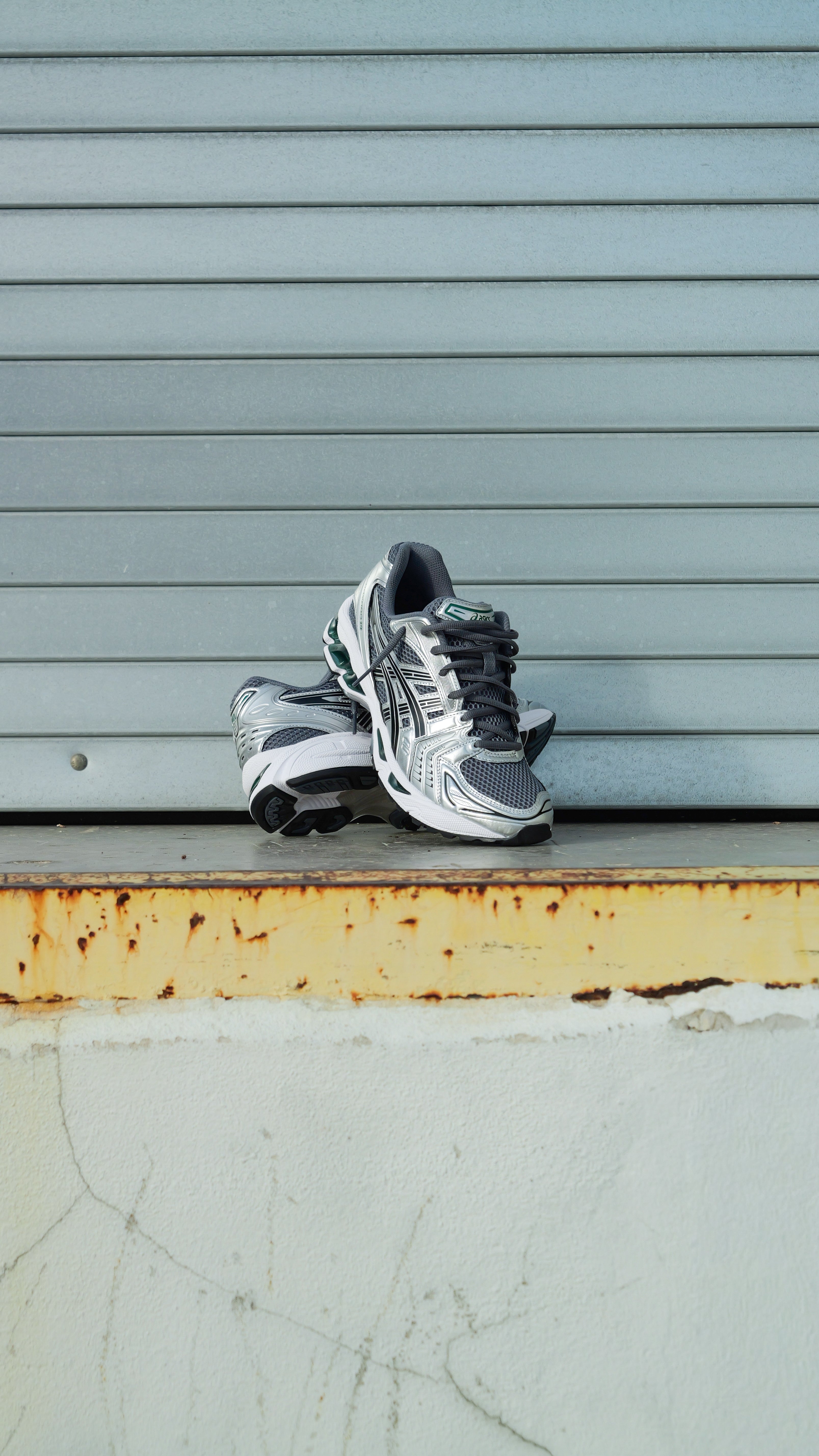 Mens Asics Gel-Kayano 14 (Metropolis/Jasper Green)