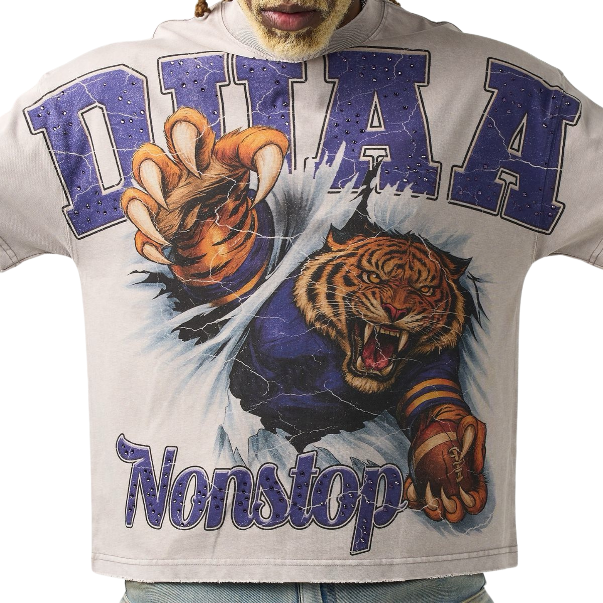 DUAA "Tiger" SS Tee (White)