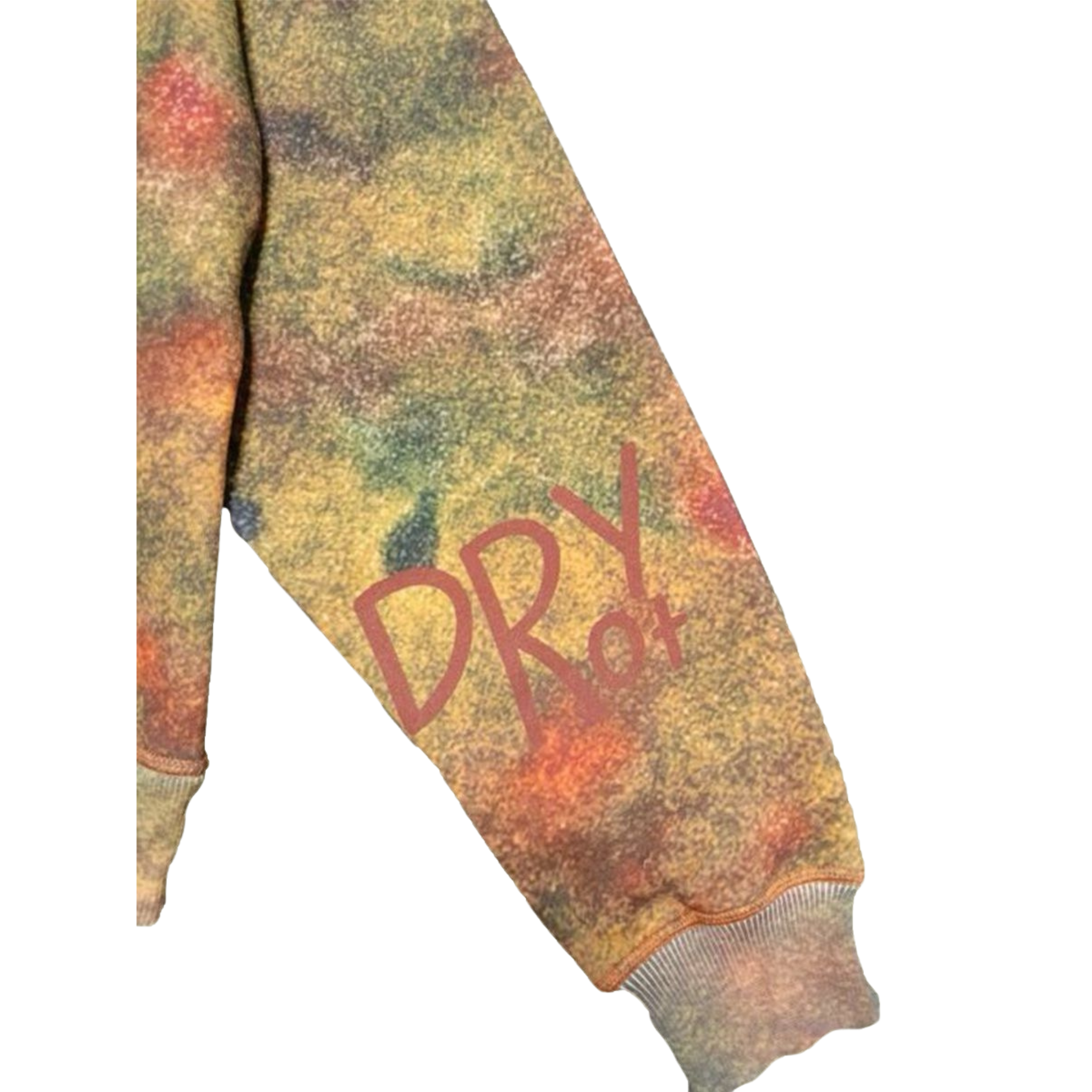 Dry Rot "Acid Dust" Zip Up Hoodie (Rust)