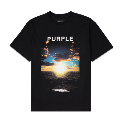 PURPLE BRAND Sunset Black Beauty T-shirt - Purple Brand