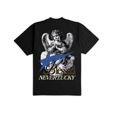 Outrank "Blessed Never Lucky" Heavyweight T-shirt (Black) - Outrank