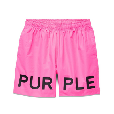 Purple Brand Wordmark All-Around Short (Neon Pink) - PURPLE BRAND