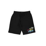 Outrank "Self Made Business" Embroidered Shorts (Black)