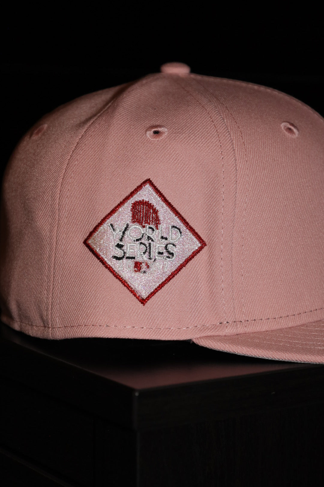 New Era Houston Astros 2017 World Series Side Patch Fitted (Pink)