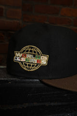 New Era Houston Astros 2005 World Series Side Patch Grey UV 59Fifty Fitted (Black/Walnut)