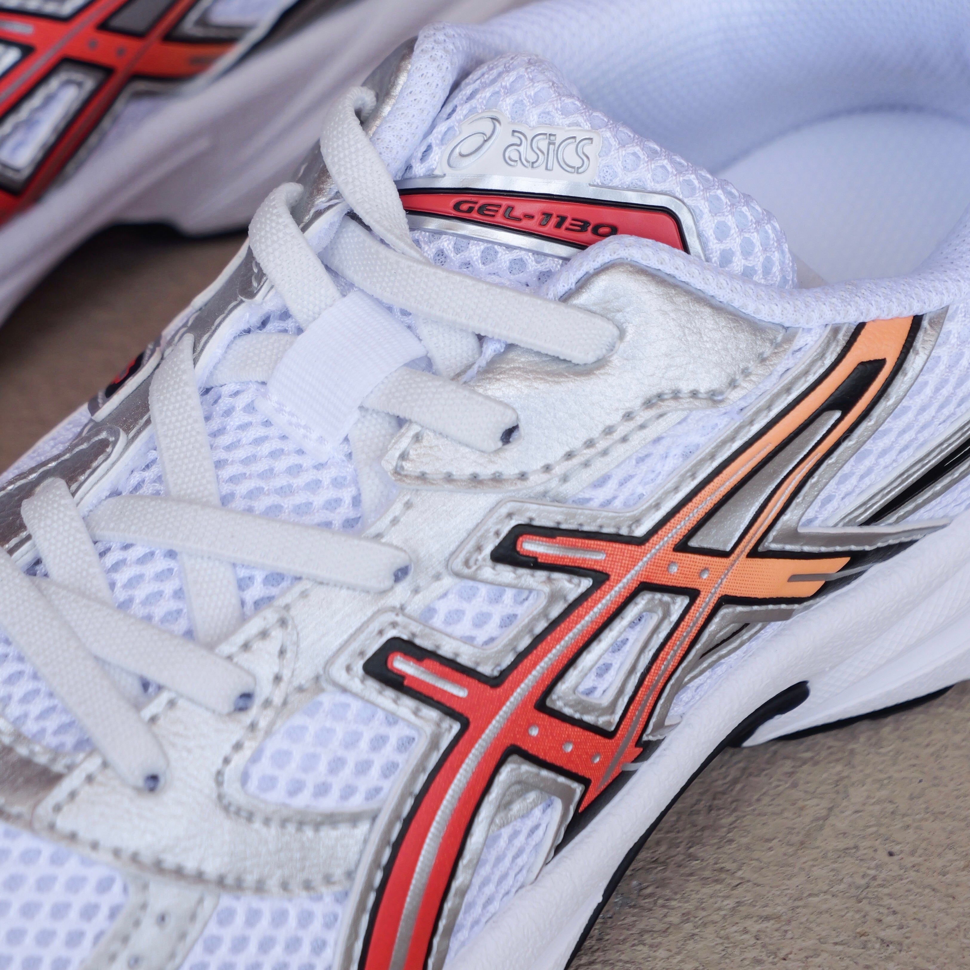 Asics Gel-1130 Preschool (White/Red Snapper)