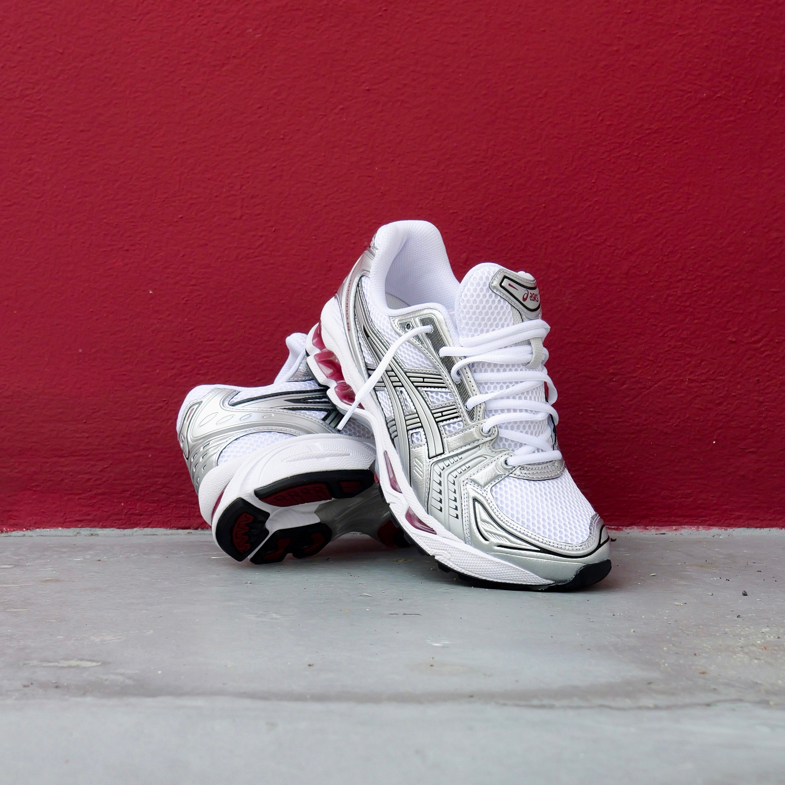 Mens Asics Gel-Kayano 14 (White/Pure Silver)