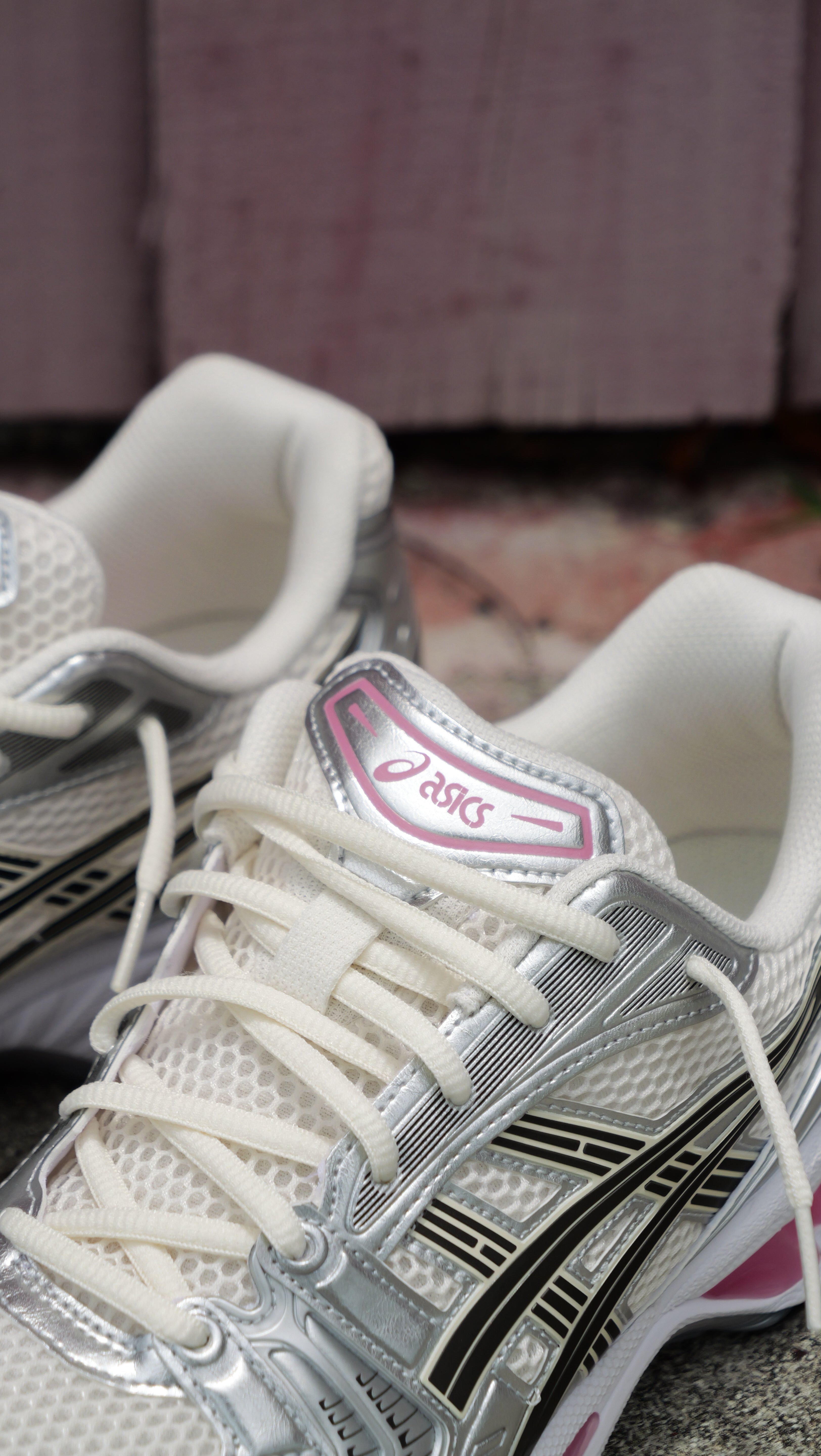 Mens Asics Gel-Kayano 14 (Cream/Sweet Pink)