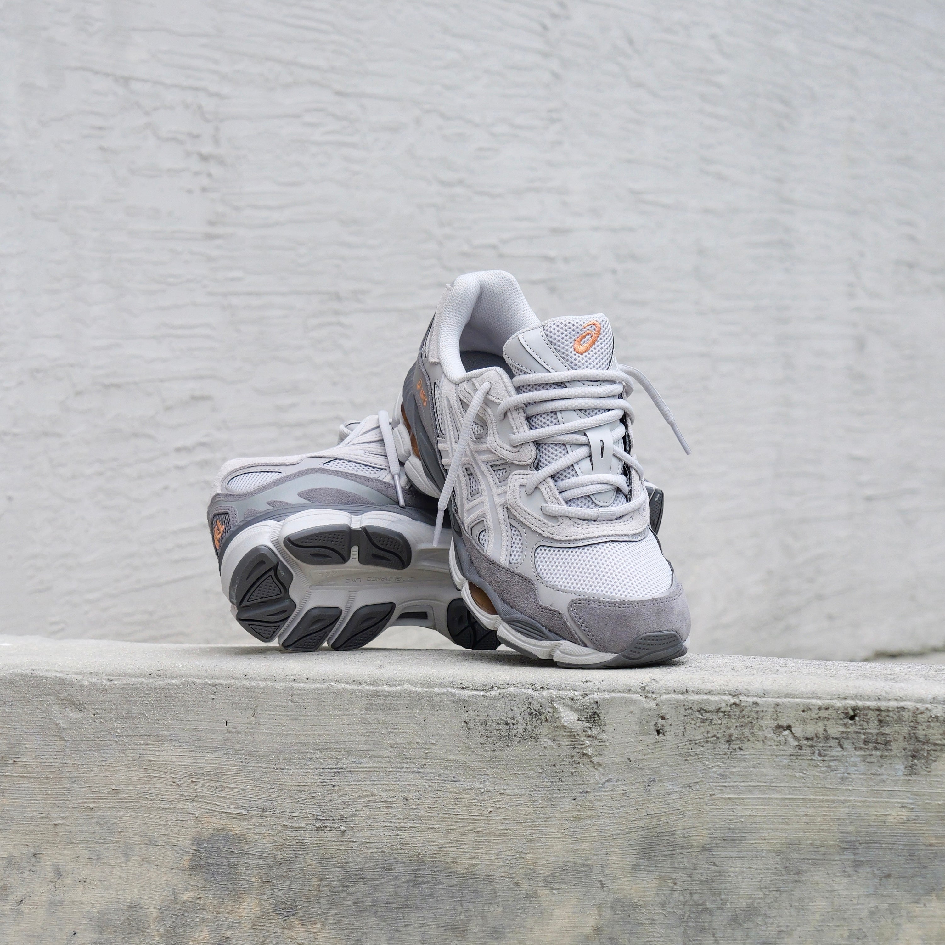 Mens Asics Gel-NYC (Cloud Grey/Cement Grey) - Asics