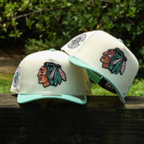 New Era Chicago Blackhawks 1926 Inaugural Season 9FIFTY A-Frame Snapback-(Chrome/Mint)