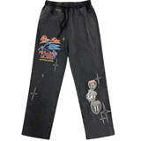 DRY ROT "Pegasus" Flair Sweatpants (Black)