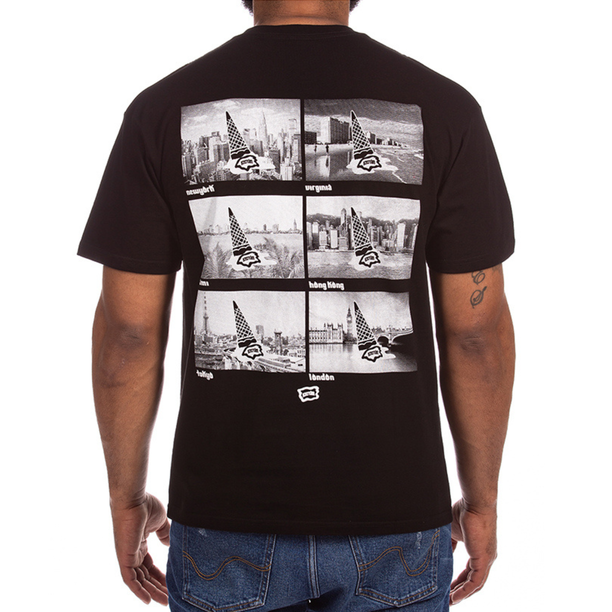 Icecream "Daytona" SS Tee (Black) - Ice Cream