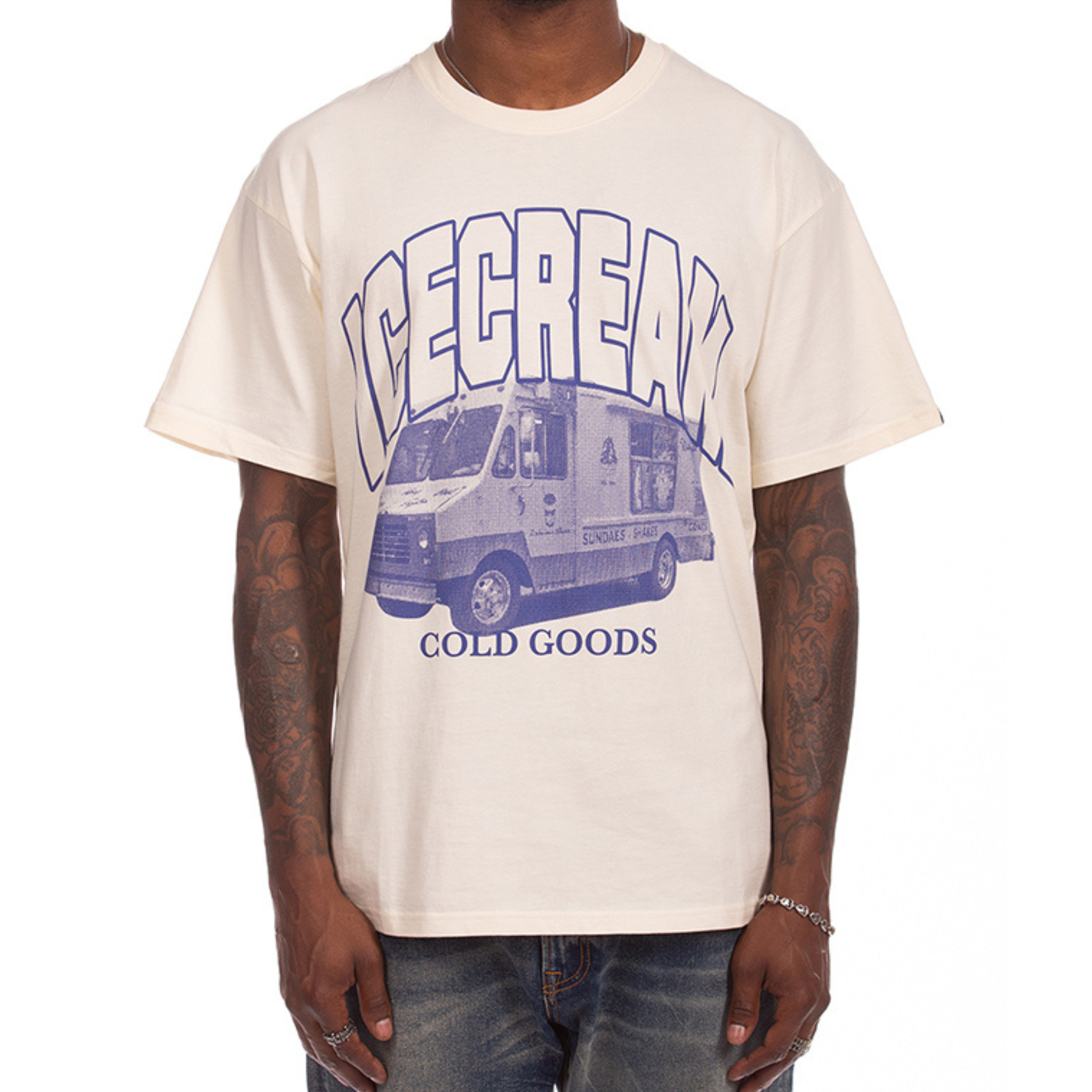 Icecream "Ride" SS Tee (White)