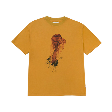 Honor The Gift Leaf T-shirt (Mustard) - Honor The Gift