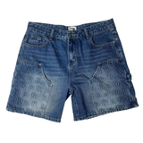 DRY ROT "Dr. Stamped" Cargo Shorts (Blue)