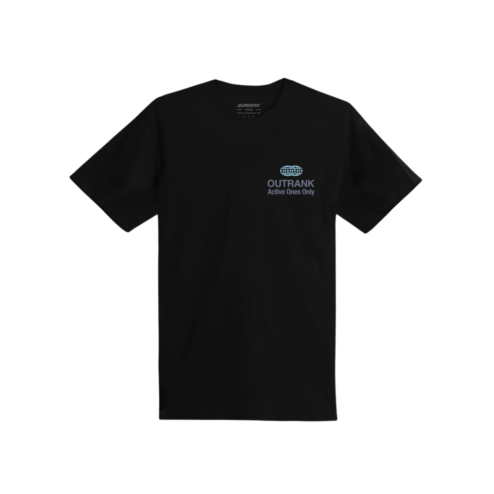 Outrank "Active Ones Only" T-shirt (Black)