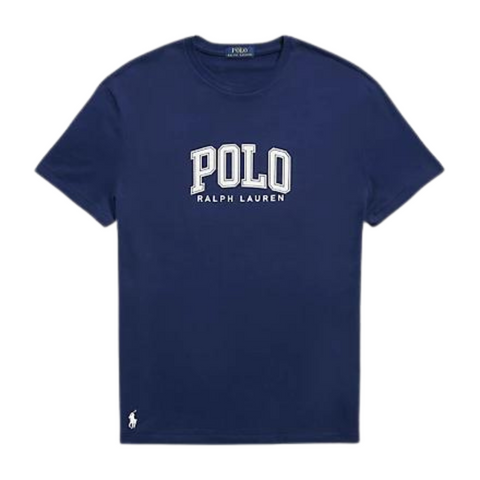 Polo Ralph Lauren Classic Fit Collegiate Jersey T-Shirt (Navy) - Polo Ralph Lauren