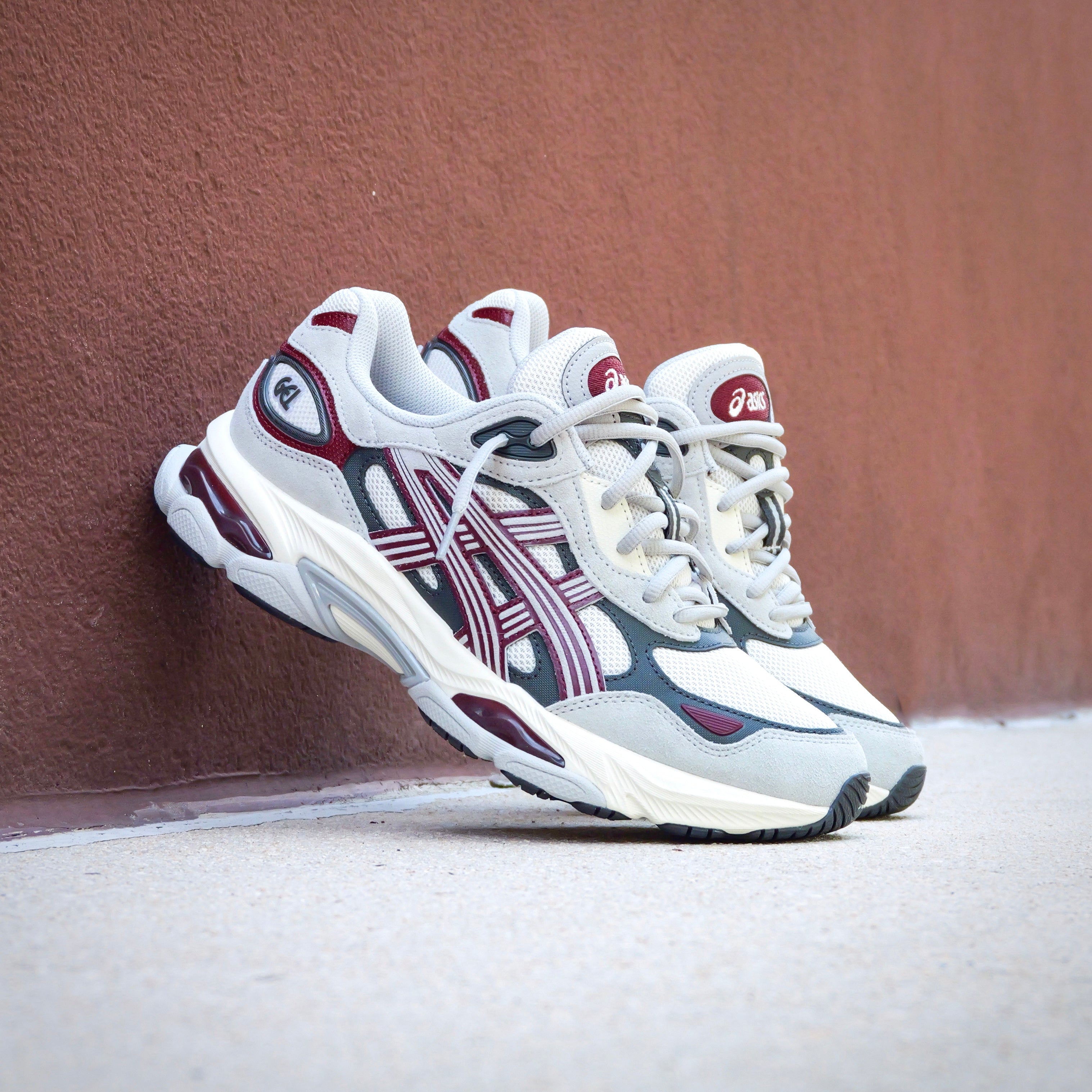 Mens Asics Gel-NYC 2.0 (Cream/Cement Grey)
