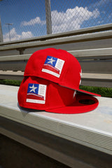 New Era Houston Astros 2000 Inaugural Side Patch Grey UV 59Fifty Fitted (Red)