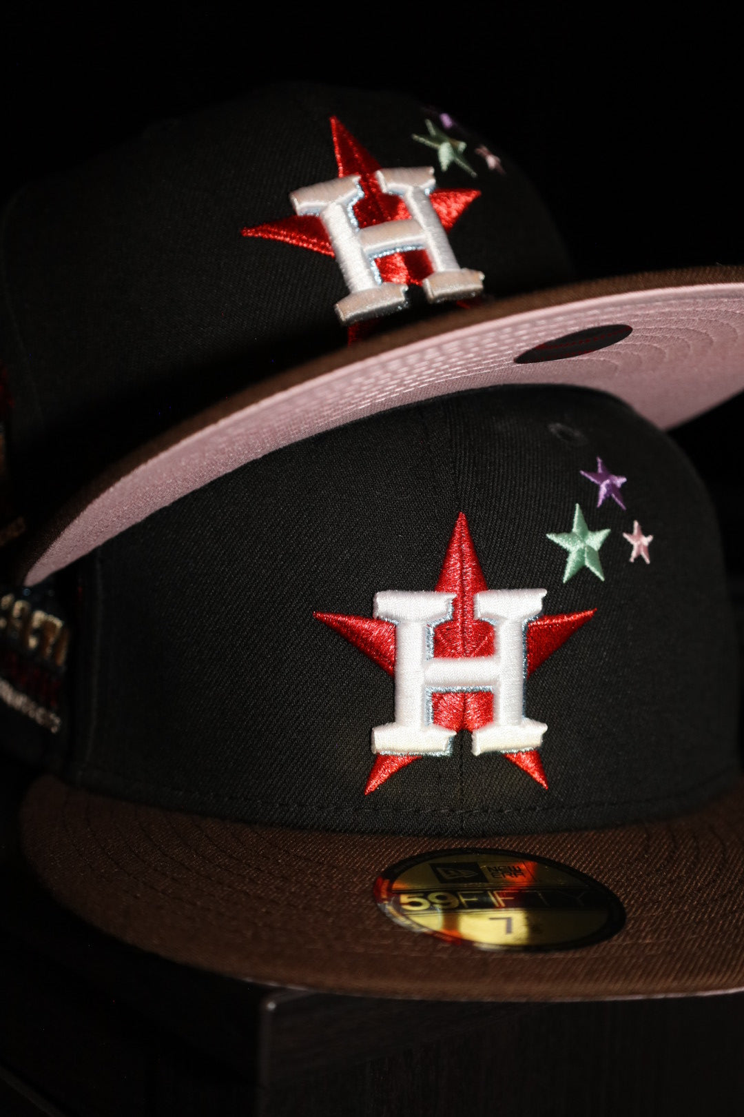 New Era Houston Astros Cacti Park of The Palm Beaches Travis Scott Patch Fitted (Black/Brown)