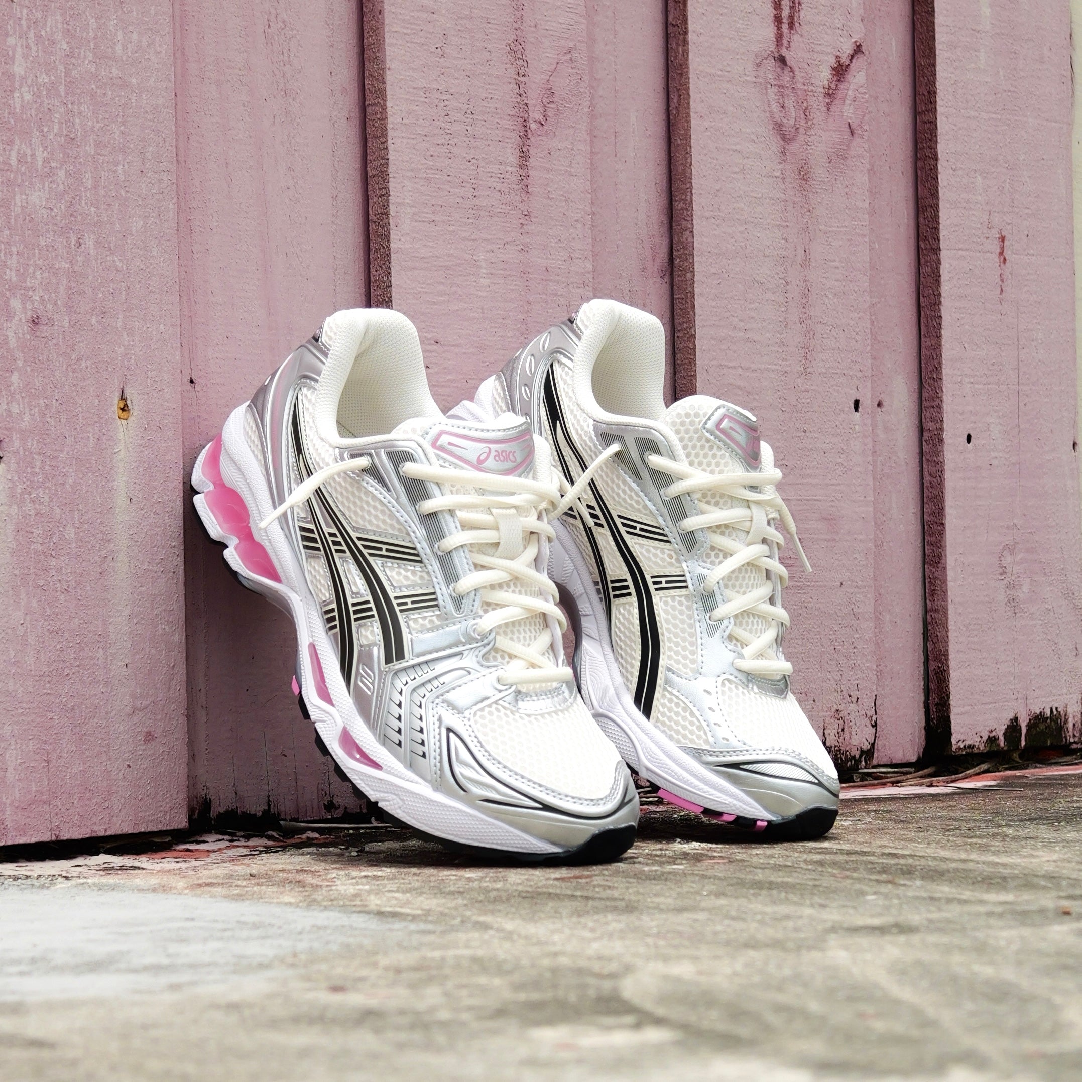 Mens Asics Gel-Kayano 14 (Cream/Sweet Pink)