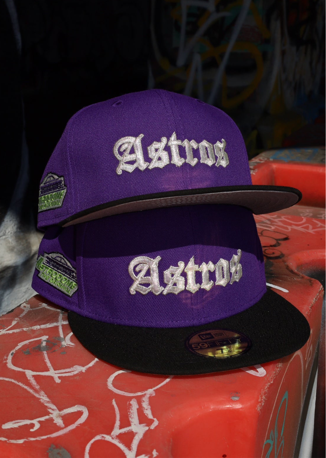 New Era Houston Astros Astrodome The Original Side Patch Fitted - New Era