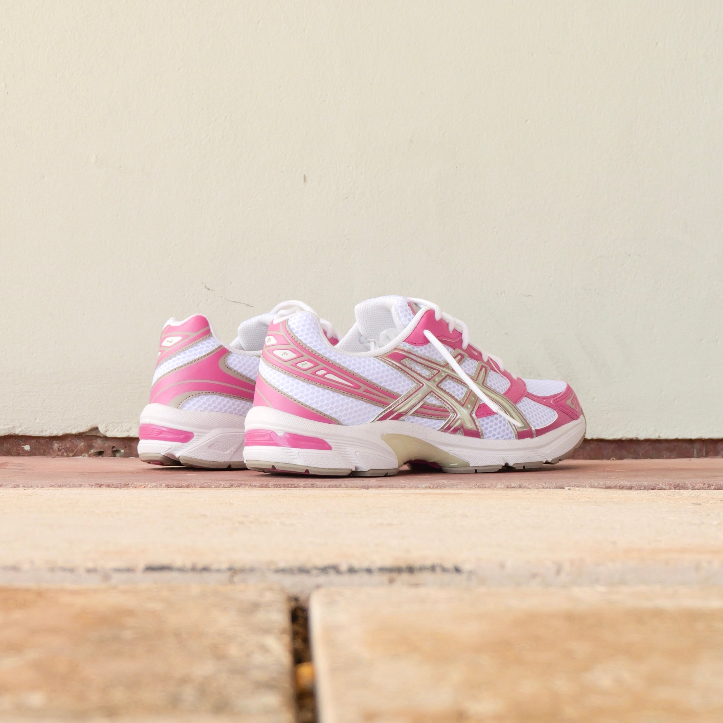 Mens Asics Gel-1130 (White/Old Rose)