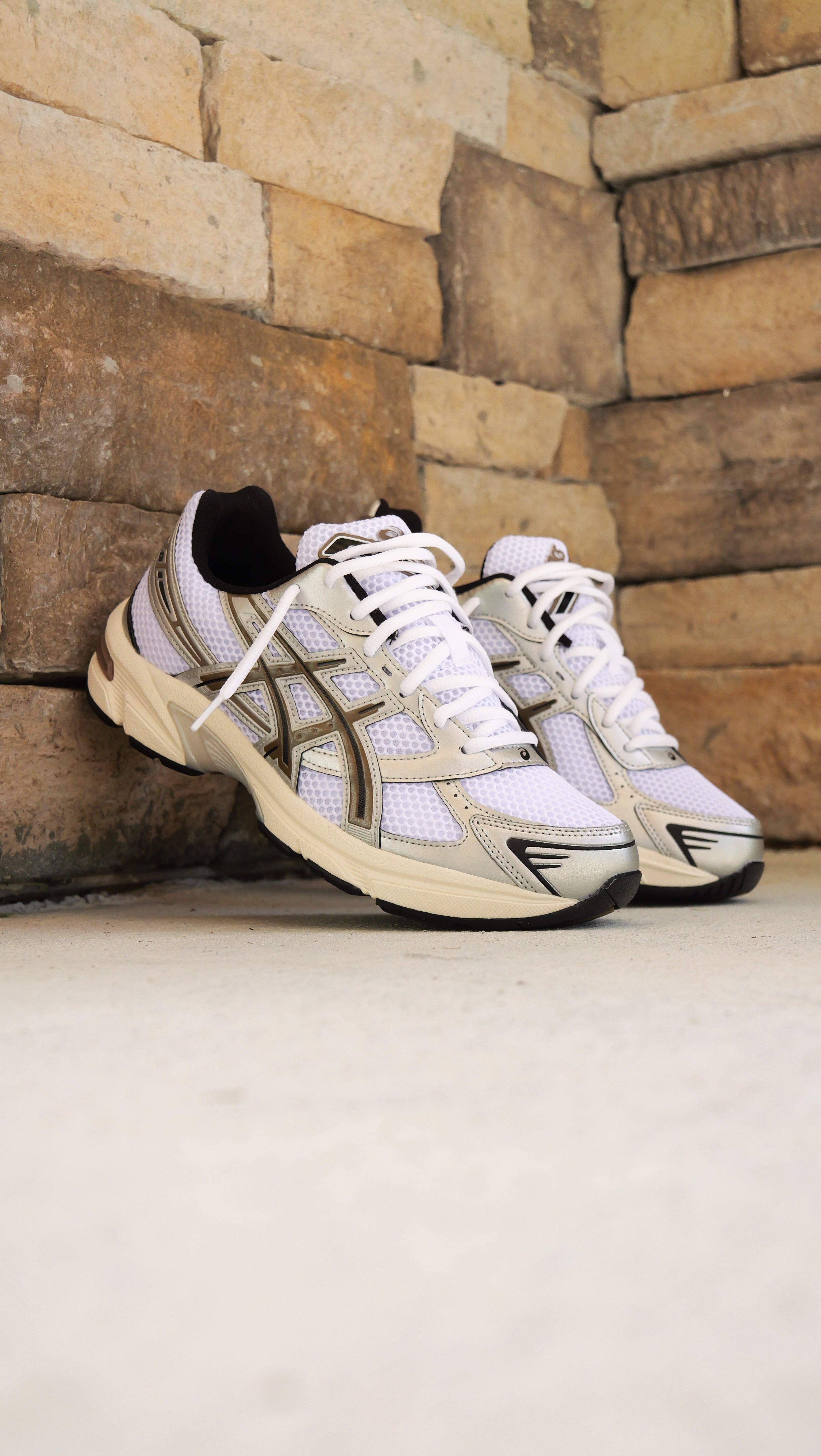 Mens Asics Gel-1130 (White/Clay Canyon)